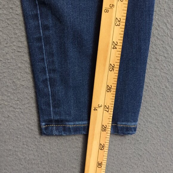 Duluth Trading Co. Jeans Women's 6 Regular Blue Jean-Netics Pull-On Skinny Denim - Picture 7 of 12